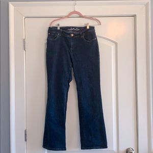 INC Dark Denim Bootleg Curvy Short Jeans Jeggings